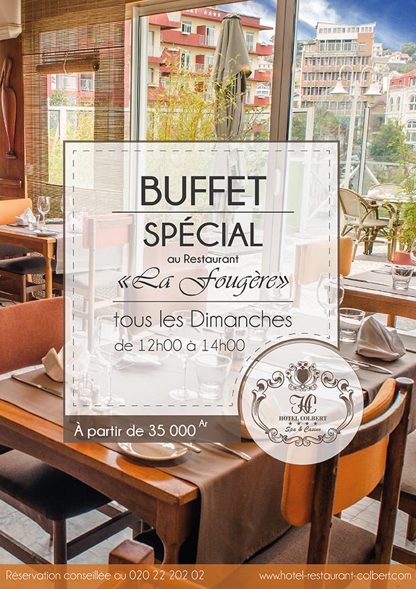 Special the Sunday lunch buffet